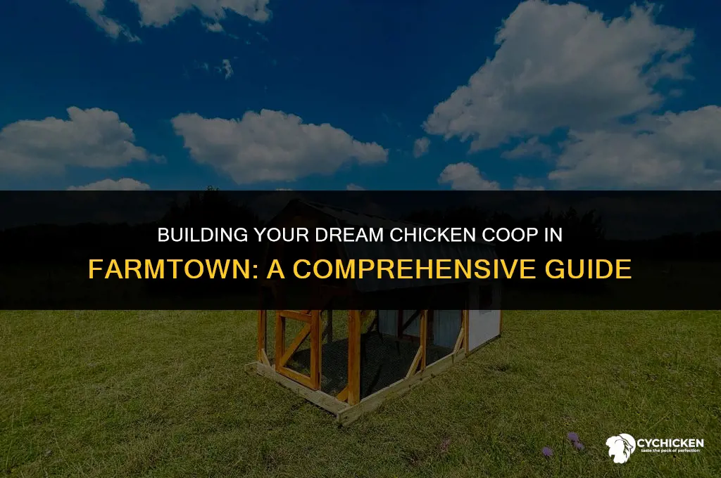 how to get a chicken coop in welcome to farmtown