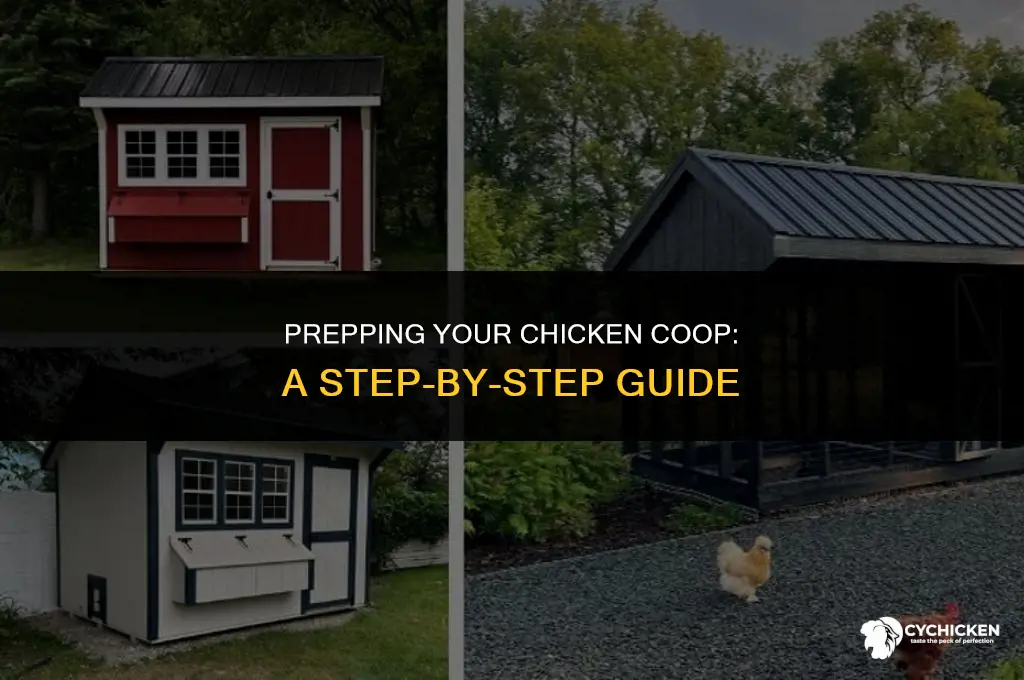 how to get a chicken coop ready