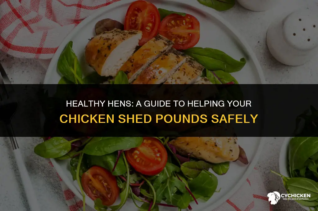 how to get a chicken to lose weight