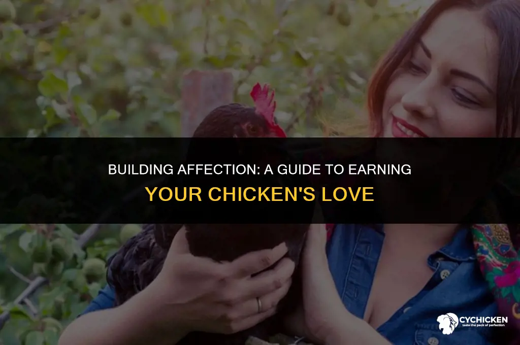 how to get a chicken to love you