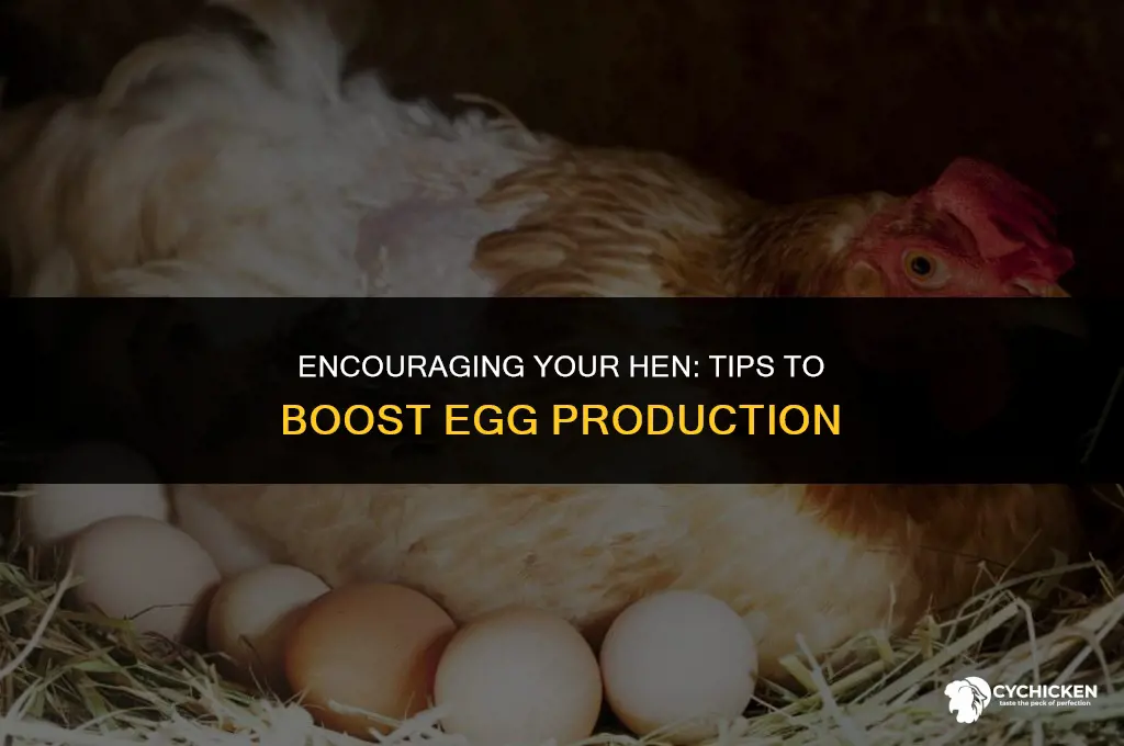 how to get a chicken to start laying