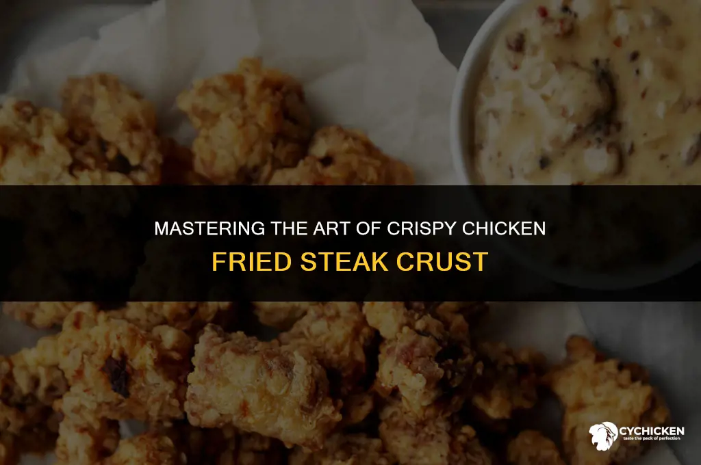 how to get a crispy crust on chicken fried steak