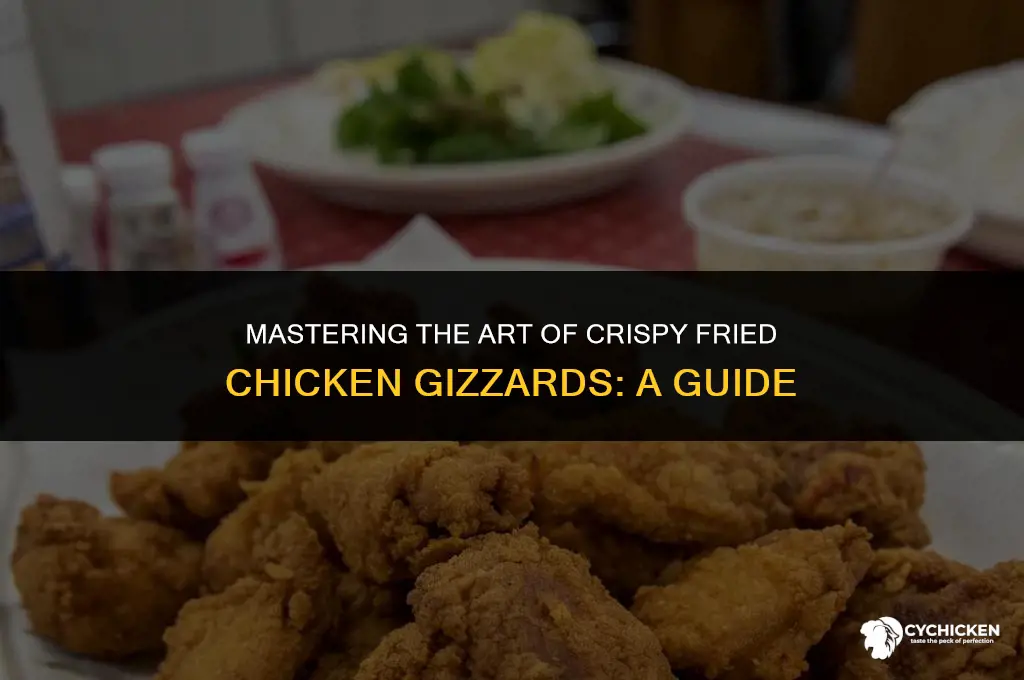 how to get a crispy crust on fried chicken gizzards