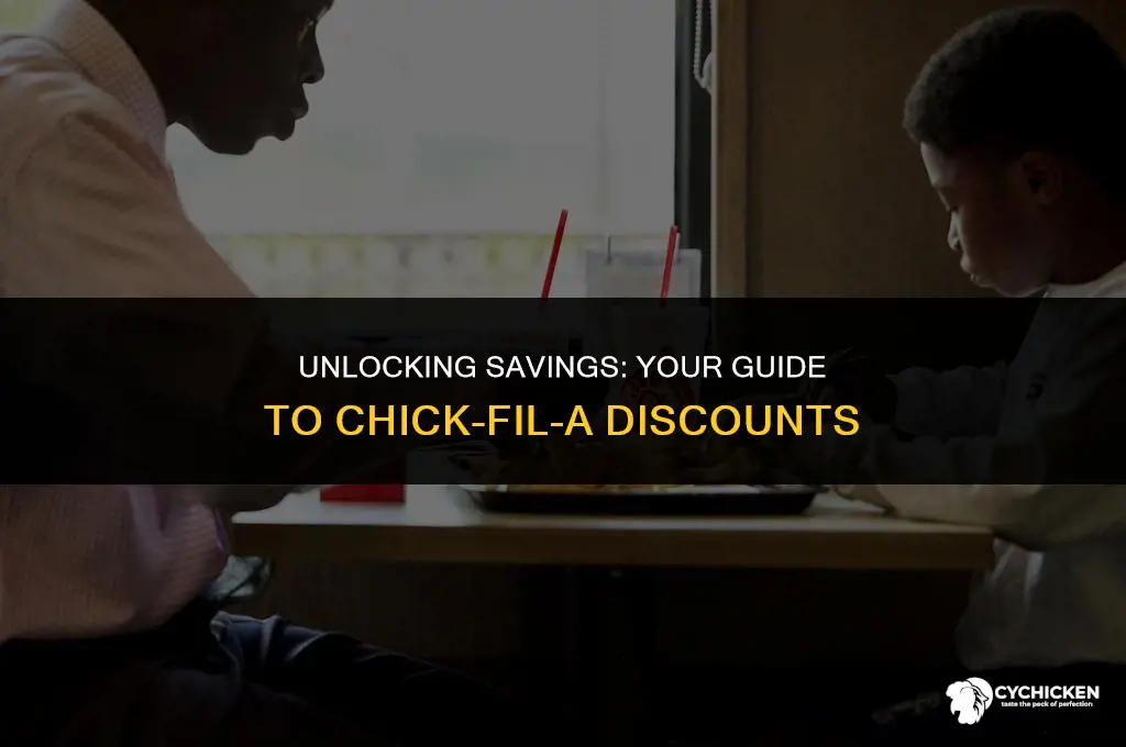 how to get a discount a chick fil a