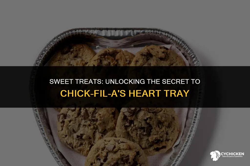 how to get a heart tray from chick fil a