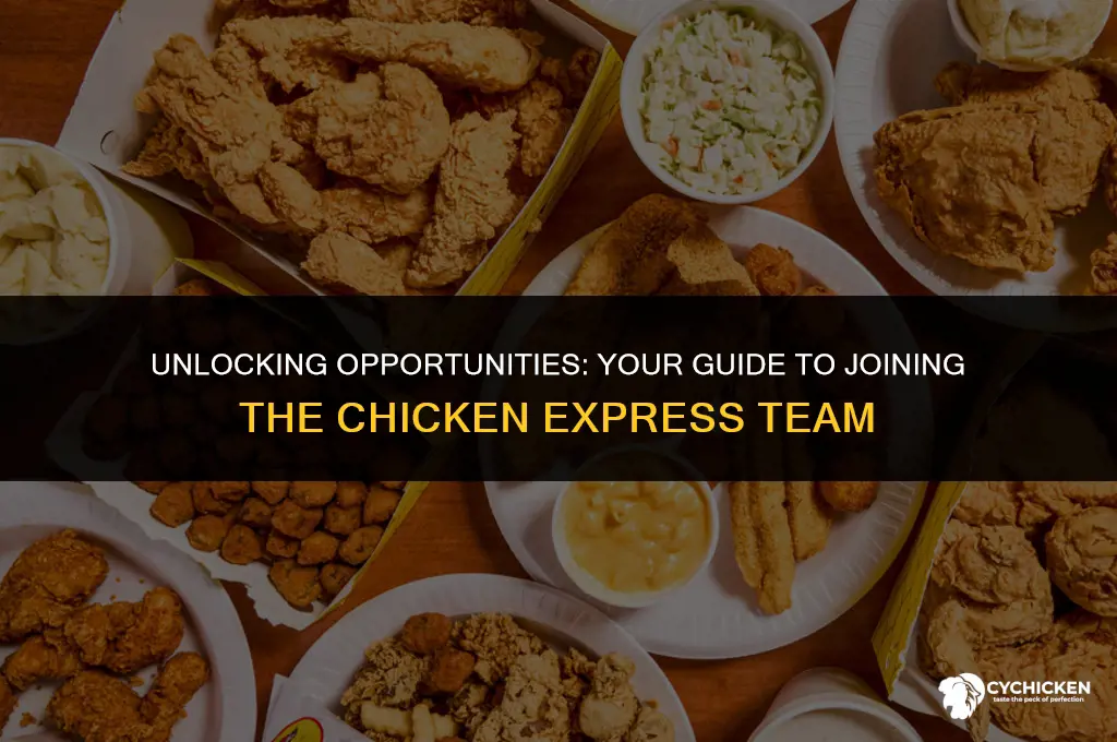 how to get a job at chicken express
