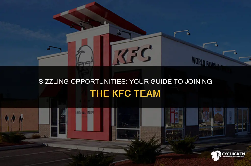 how to get a job at kentucky fried chicken