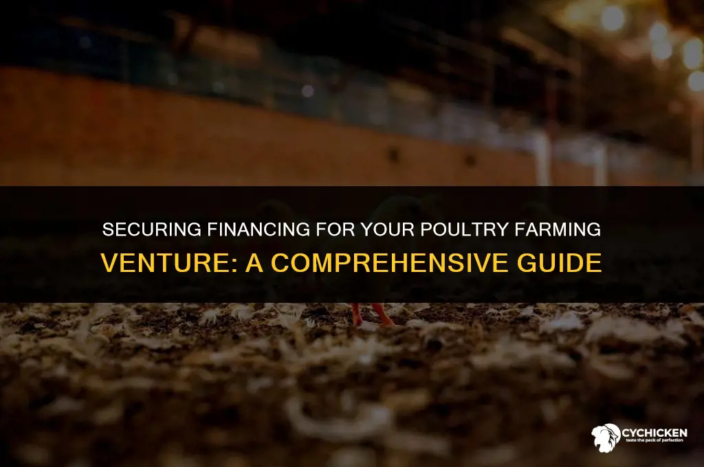 how to get a loan for chicken houses