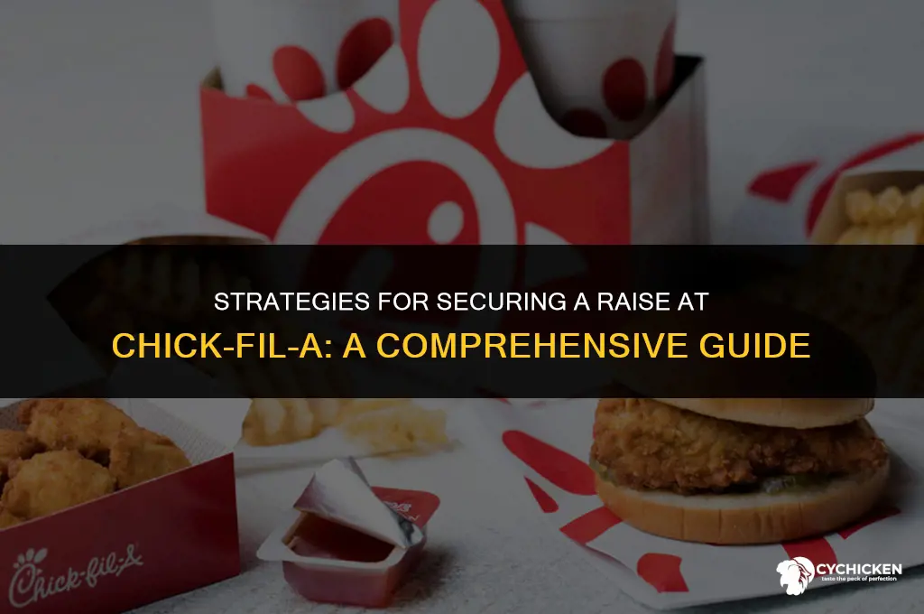 how to get a raise at chick fil a