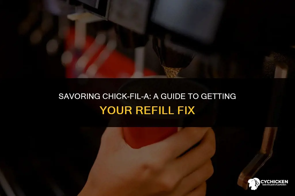how to get a refill at chick fil a