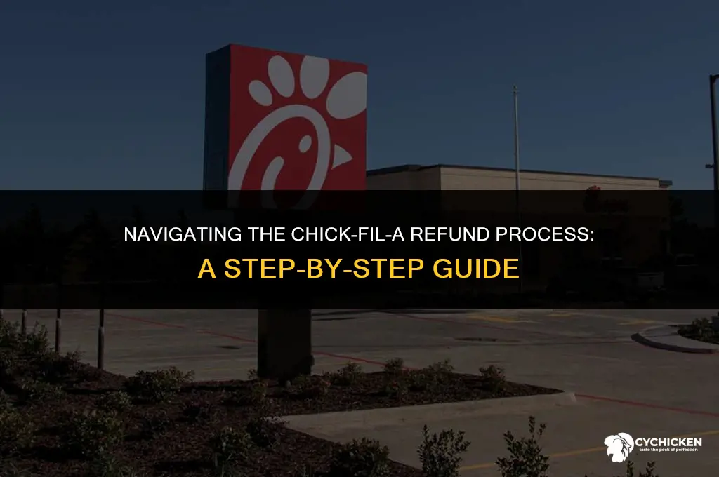 how to get a refund from chick fil a