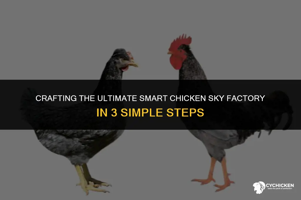how to get a smart chicken sky factory 3