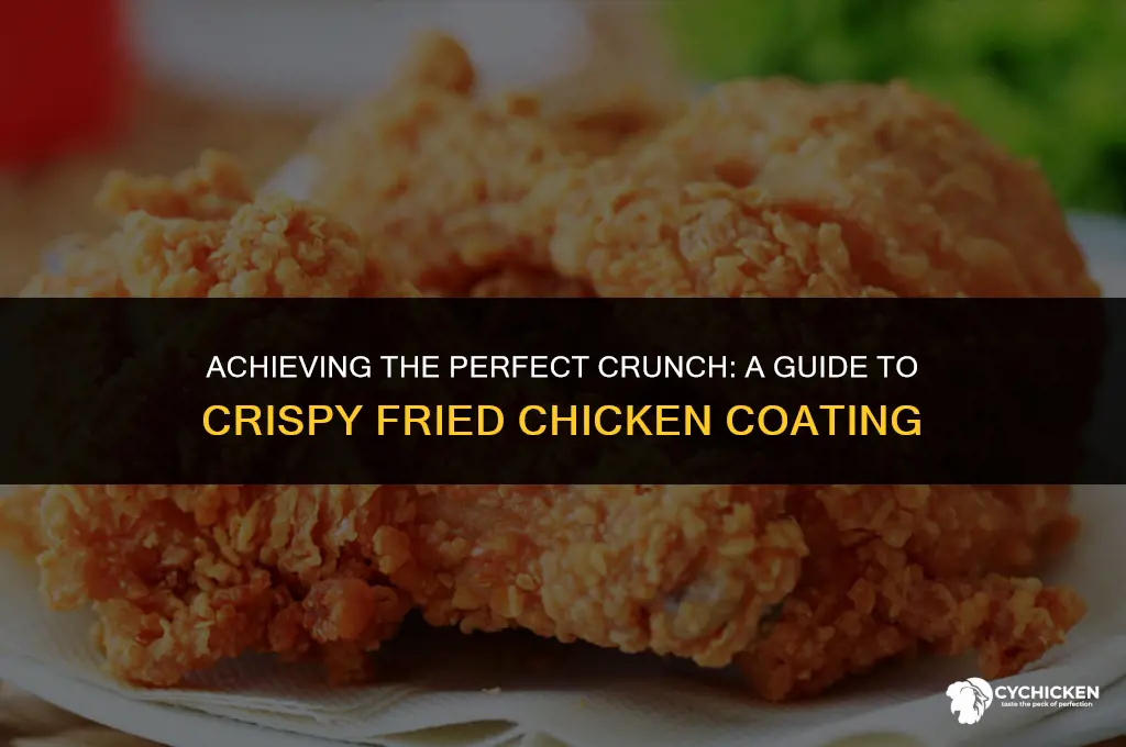 how to get a super crunchy coating on fried chicken