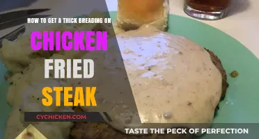 Achieving the Perfect Thick Breading on Chicken Fried Steak: Tips and Tricks