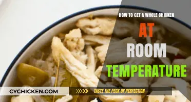 Safely Bringing Your Whole Chicken to Room Temperature: A Guide
