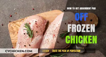 Defrosting Dilemma: Safely Removing Absorbent Pads from Frozen Chicken