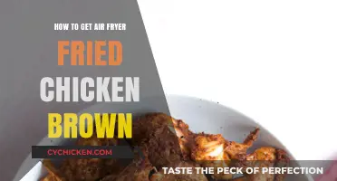 Achieving the Perfect Golden Brown on Air Fryer Fried Chicken