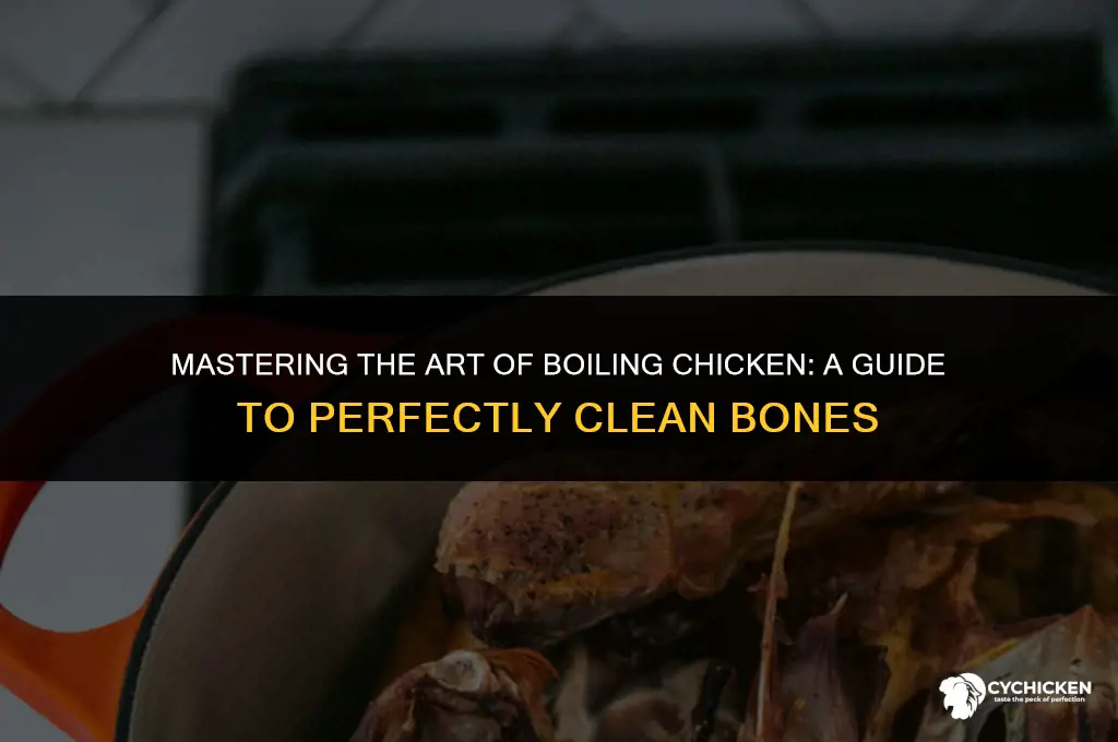 how to get all meat off chicken by boiling