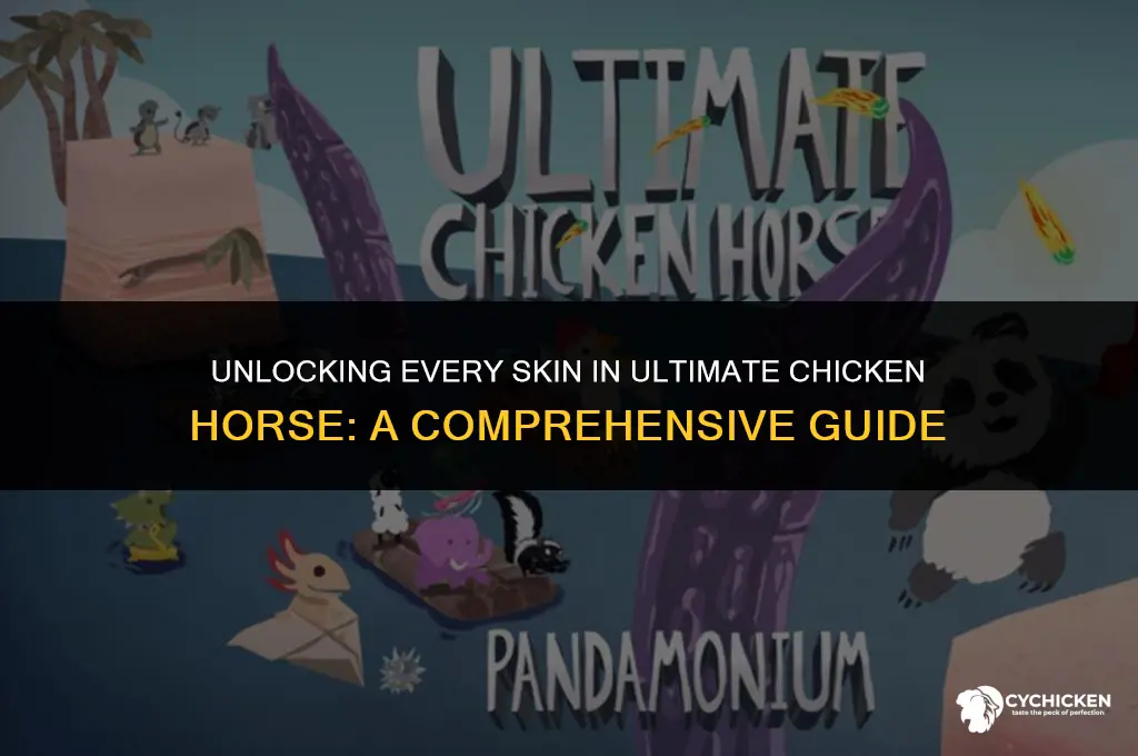 how to get all skins in ultimate chicken horse