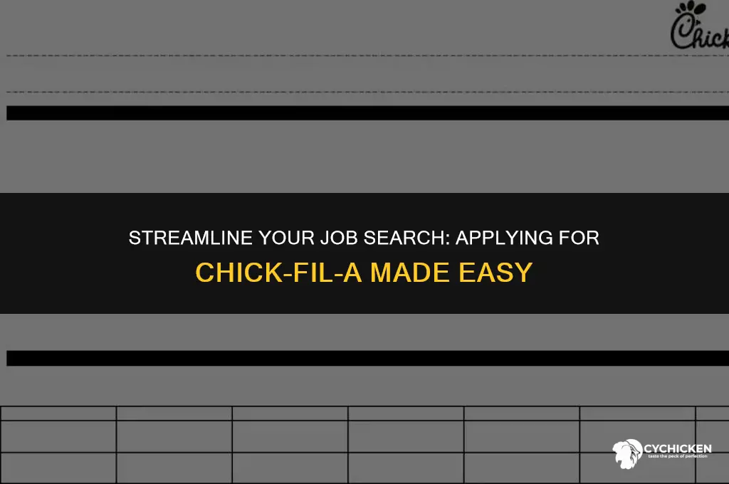 how to get an application for chick fil a
