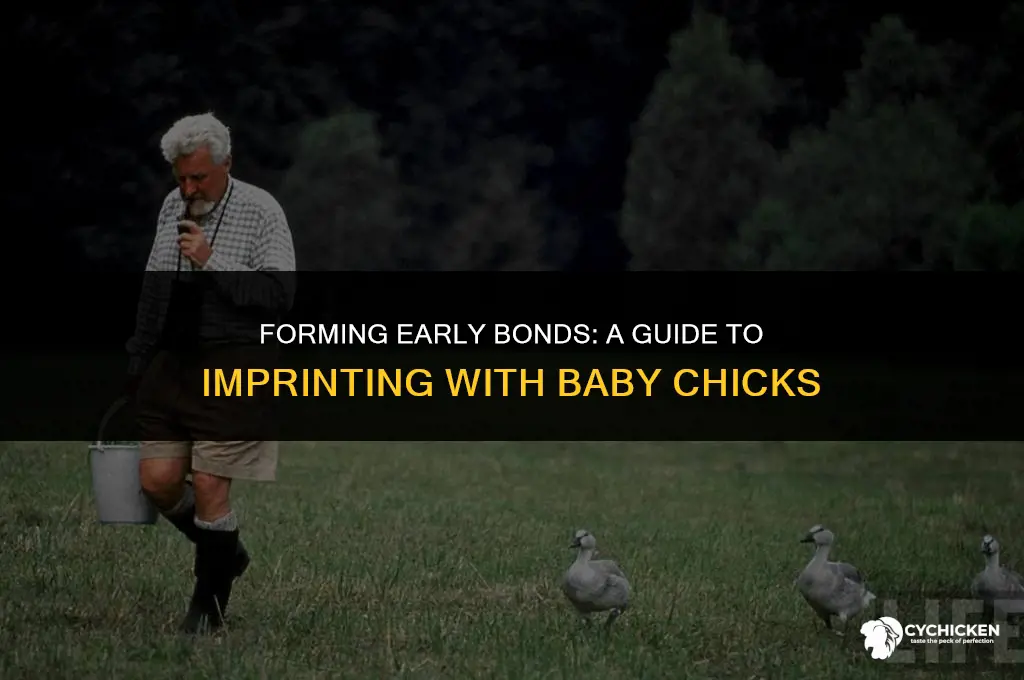 how to get baby chicks to imprint on you