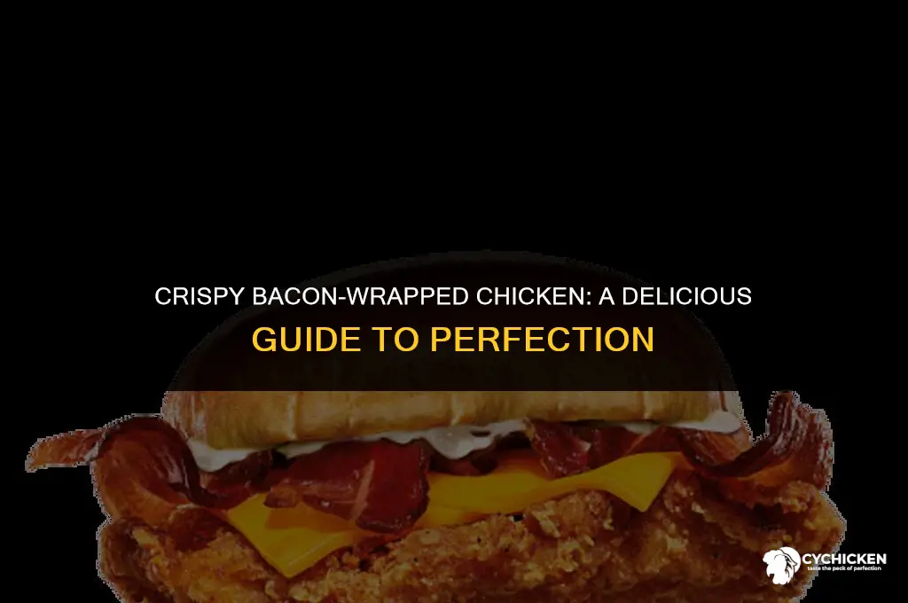 how to get bacon crispy when wrapped around chicken