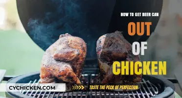 Crafty Cooking: The Art of Extracting Beer Cans from Chicken