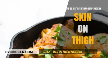 Perfectly Crispy Chicken Thigh Skin: Mastering the Bite-Through Technique