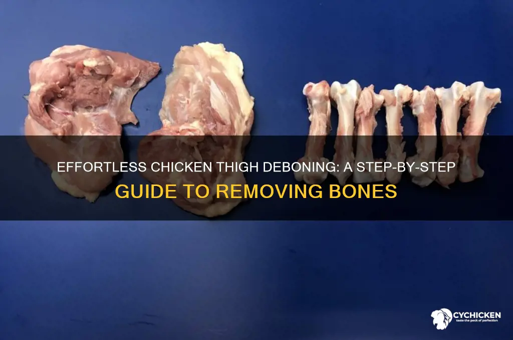 how to get bones out of chicken thighs
