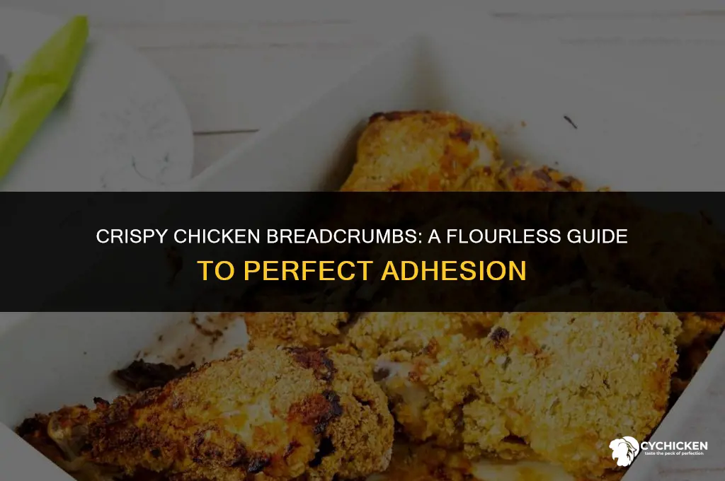 how to get breadcrumbs to stick to chicken without flour