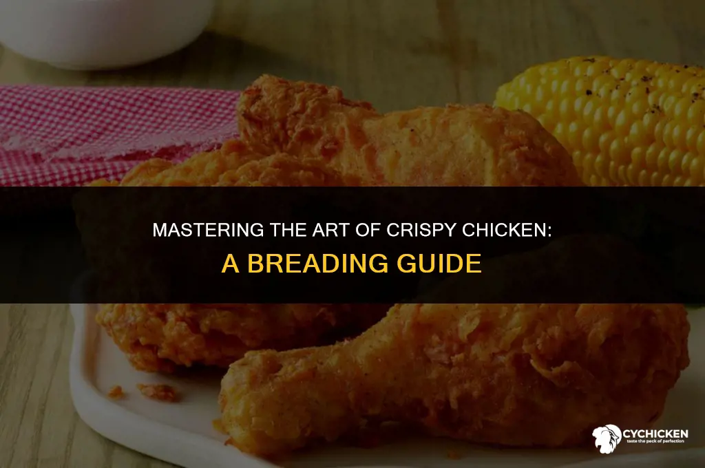 how to get breading to stay on chicken