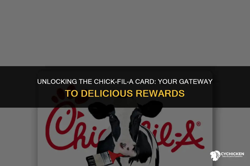 how to get chick fil a card