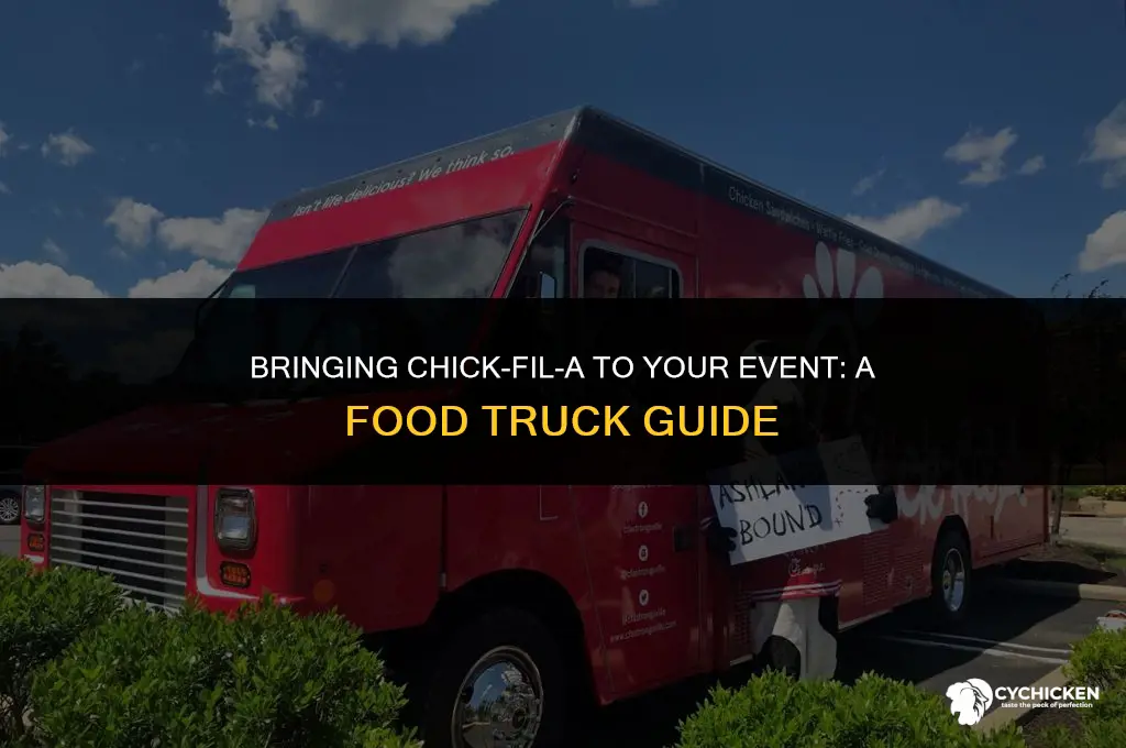 how to get chick-fil-a food truck