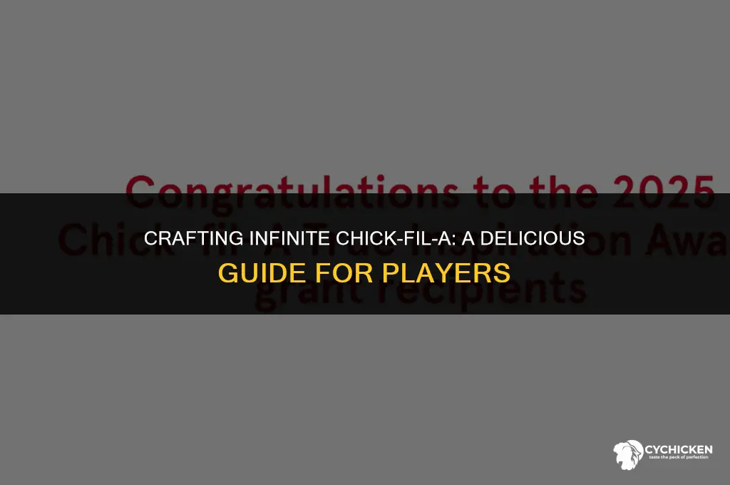 how to get chick fil a in infinite craft