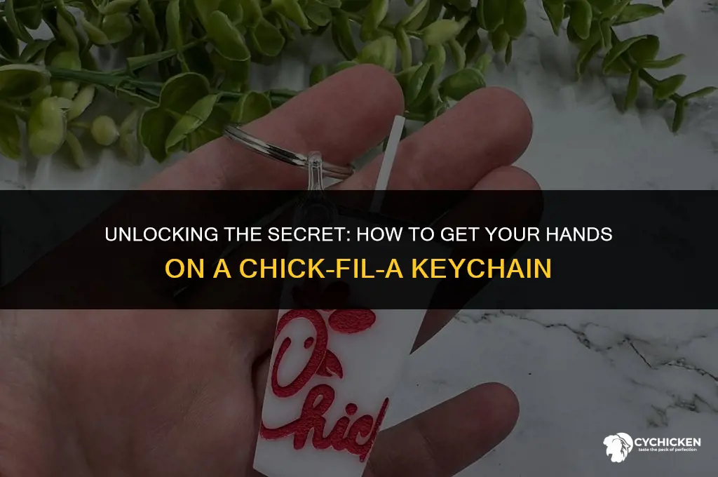 how to get chick fil a keychain