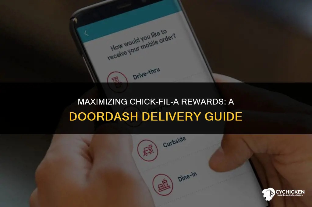 how to get chick fil a points from doordash