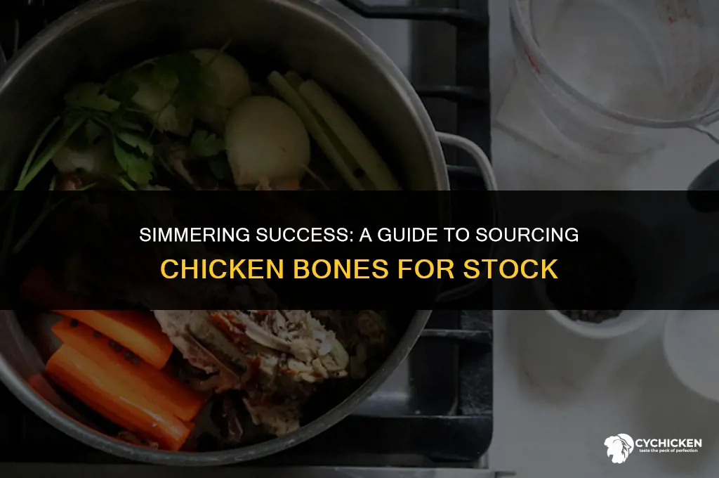how to get chicken bones for stock