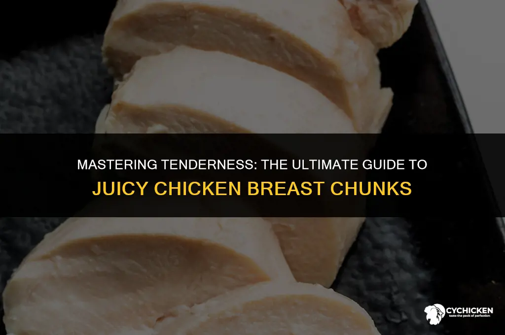 how to get chicken breast chunks tender