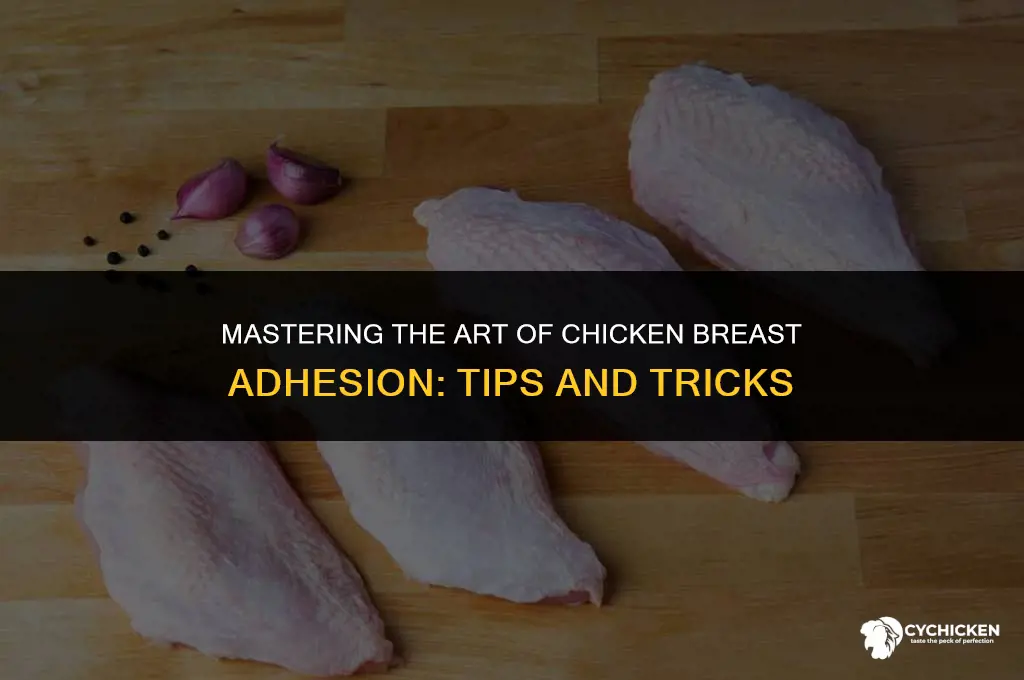 how to get chicken breast to stick to each other