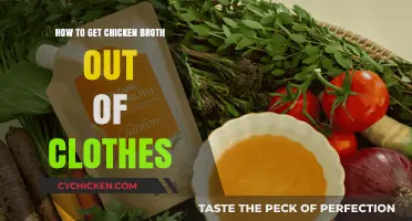 Easy Tips to Remove Chicken Broth Stains from Clothes