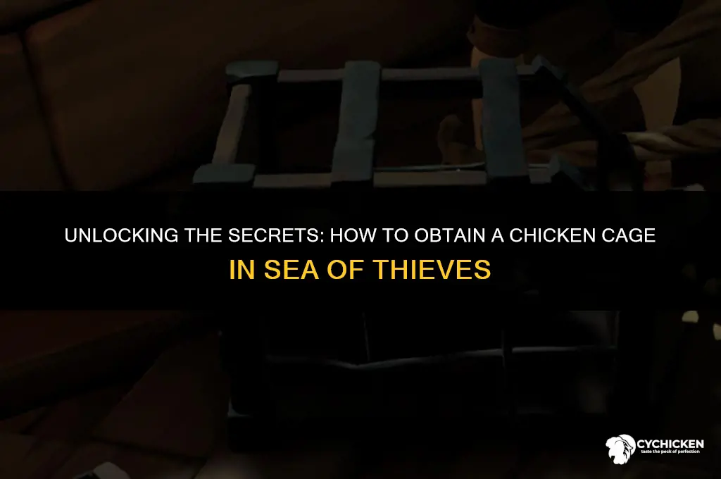 how to get chicken cage for sea fo thieves