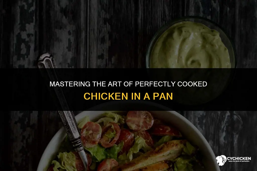 how to get chicken cooked in middle with pan