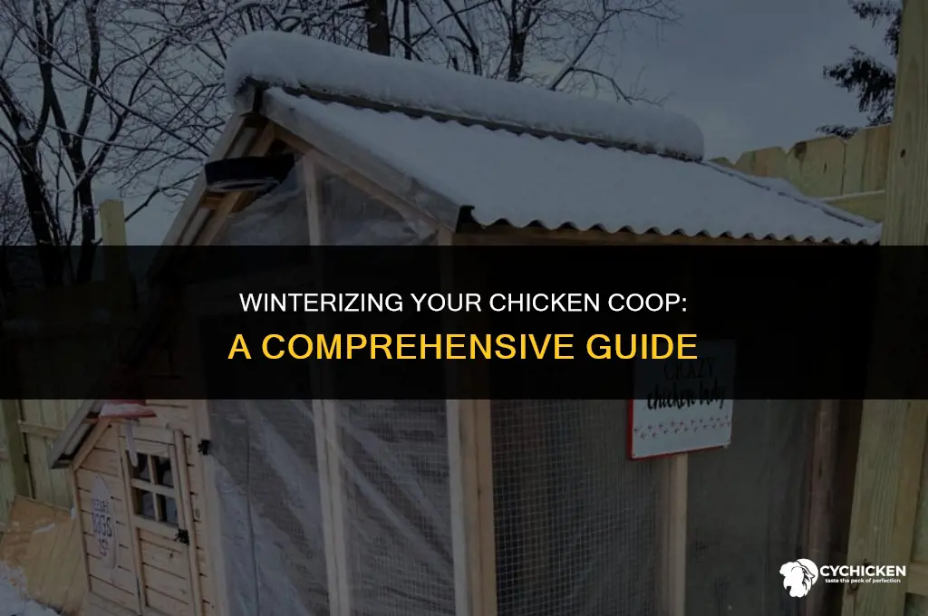 how to get chicken coop ready for winter