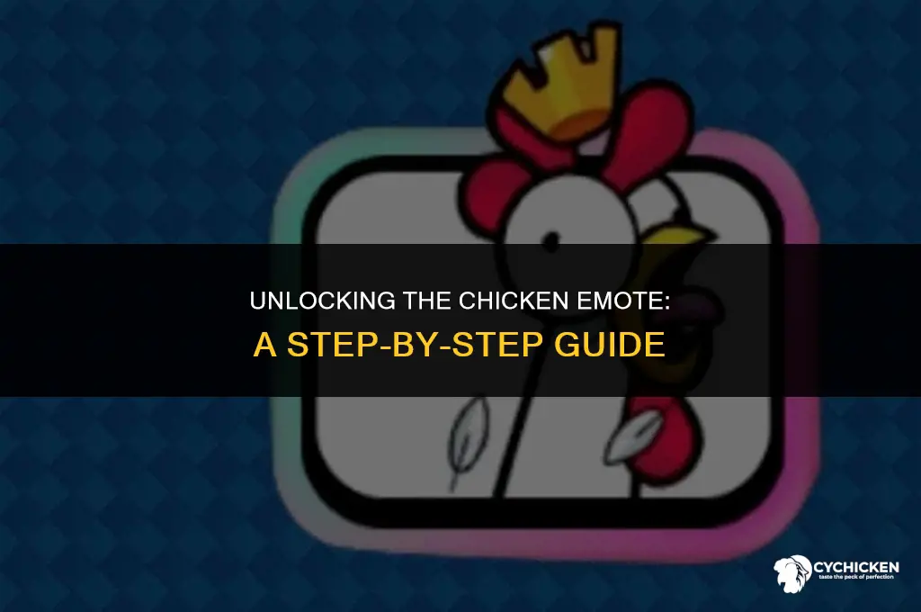 how to get chicken emote