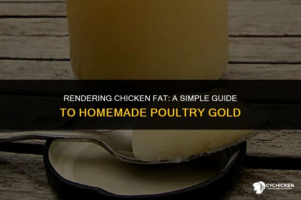 how to get chicken fat