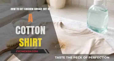 Effective Methods to Remove Chicken Grease from Cotton Shirts
