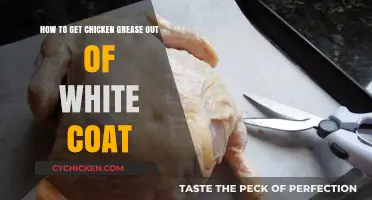Effective Methods to Remove Chicken Grease from Your White Coat
