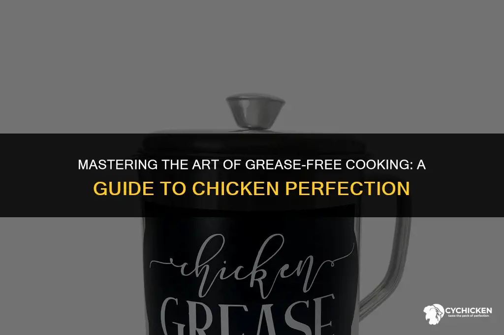 how to get chicken grease to not splatter when cooking