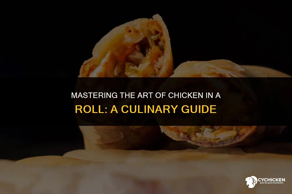 how to get chicken in a roll
