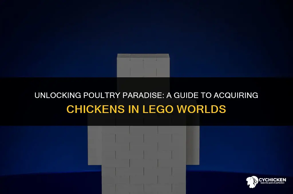 how to get chicken in lego worlds